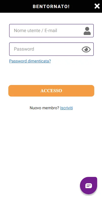 Accesso GratoWin da dispositivo mobile tramite browser ottimizzato HTML5