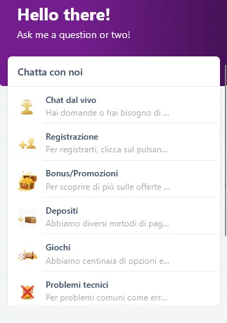 Assistenza GratoWin in italiano disponibile via live chat e email 7 giorni su 7